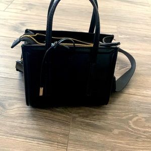 Black Zara crossbody mini bag